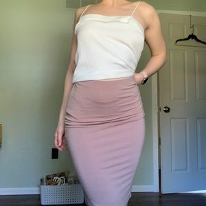 NWOT Forever 21 Midi Pencil Skirt